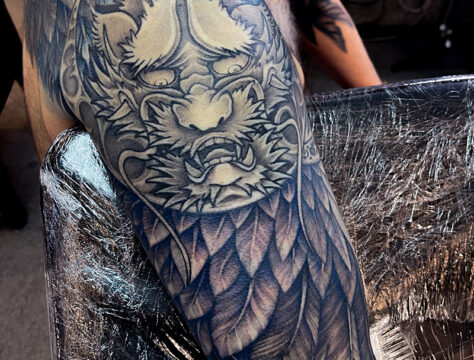 劇レア⭐︎TATTOO本 ADRIAN LEE 限定写真集　1000限定 ヒョウ完成 ありがとうございました。 #東京タトゥー #渋谷