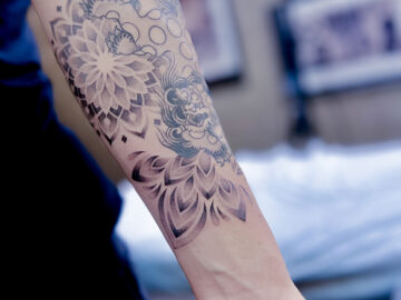 ワンポイント　ジオメトリック　タトゥー　東京　02