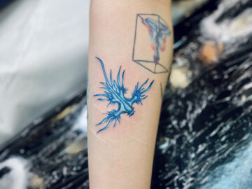 ワンポイント　ウミウシ　タトゥー　東京